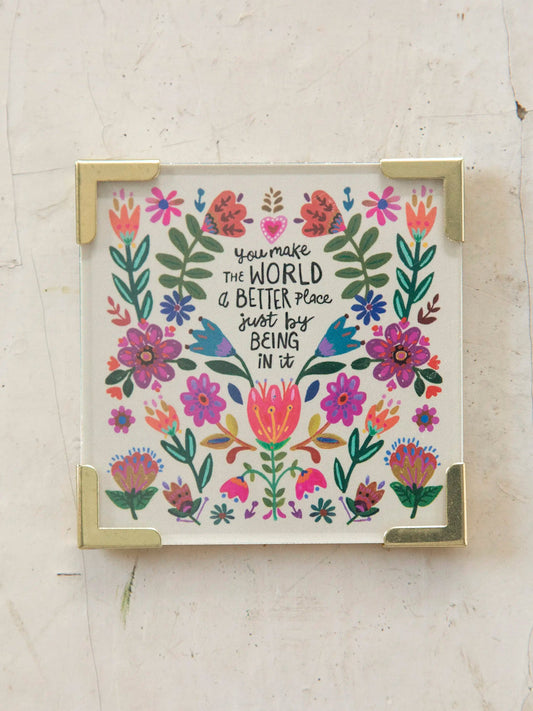 Corner Magnet - You Make The World Better