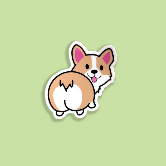 Corgi Butt Sticker