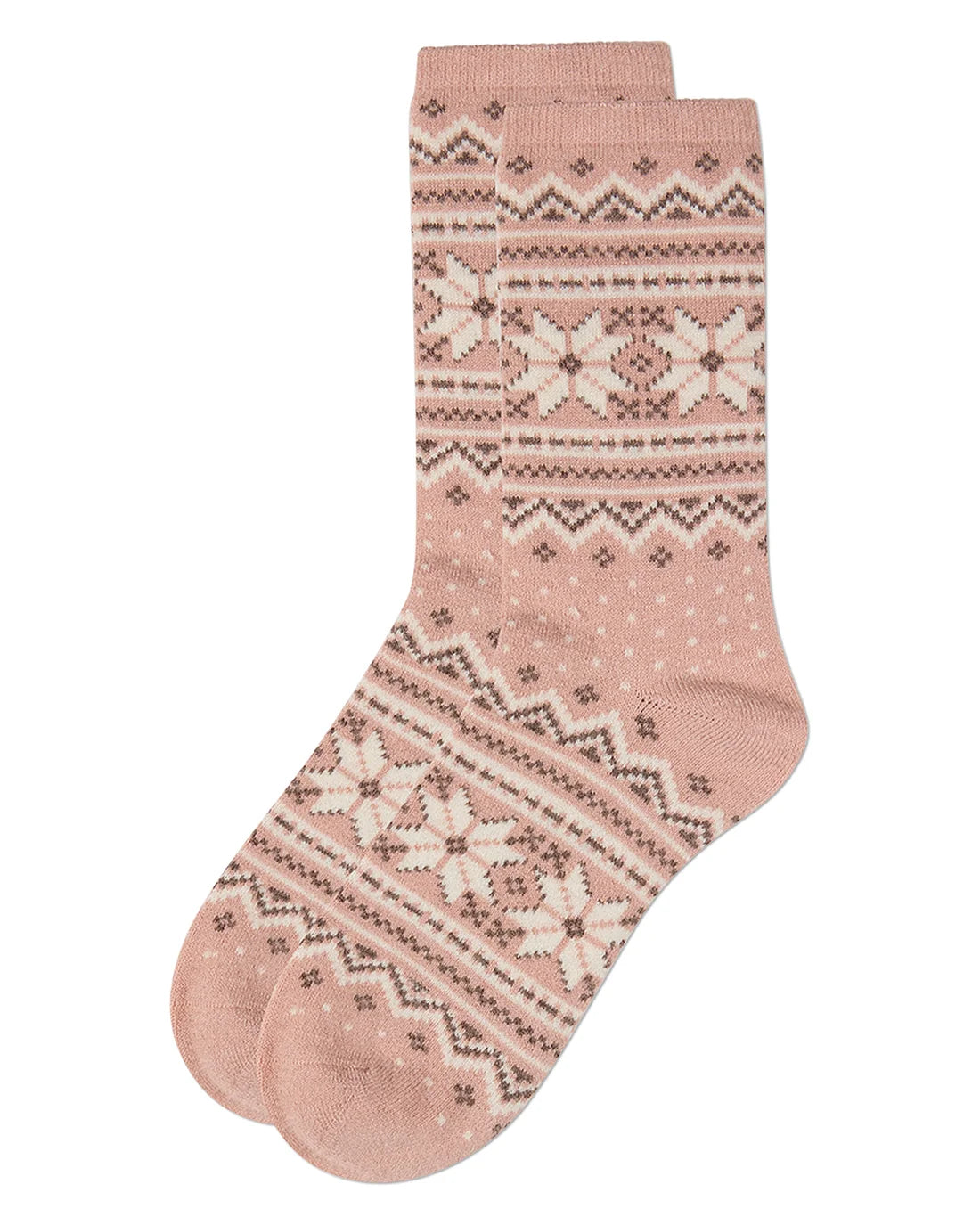 Fairisle Ladies Cashmere Crew