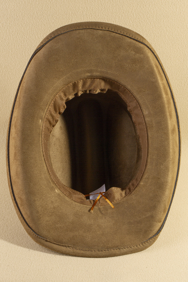 Turquoise Concho Chain Band Western Cowboy Hat