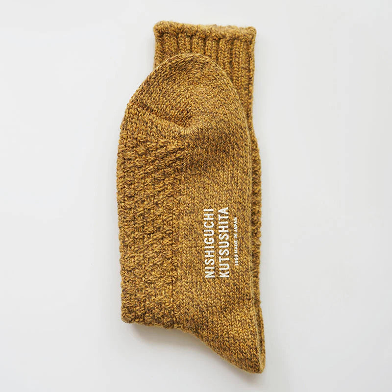 Nishiguchi Kutsushita Wool Cotton Boot Socks