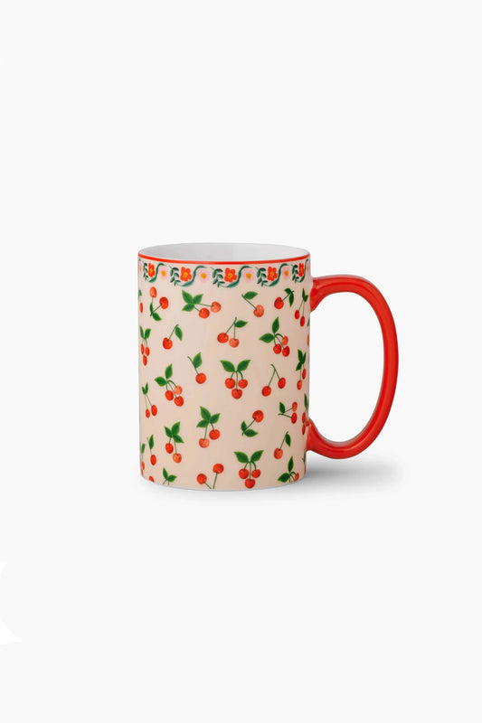 Porcelain Mug | Cherries