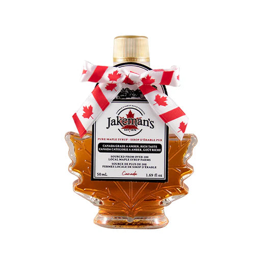 Jakeman's Pure Maple Syrup - Autumn Leaf Glass, 50ml
