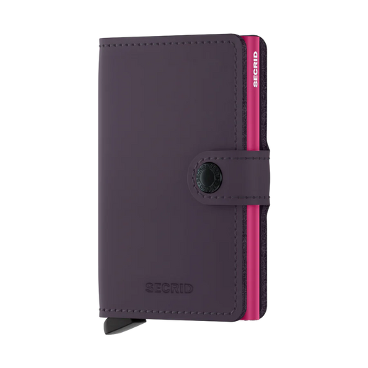 Miniwallet | Matte Dark Purple-Fuschia