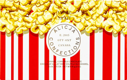 Movie Night | Caramel Popcorn 33.6% Milk Chocolate