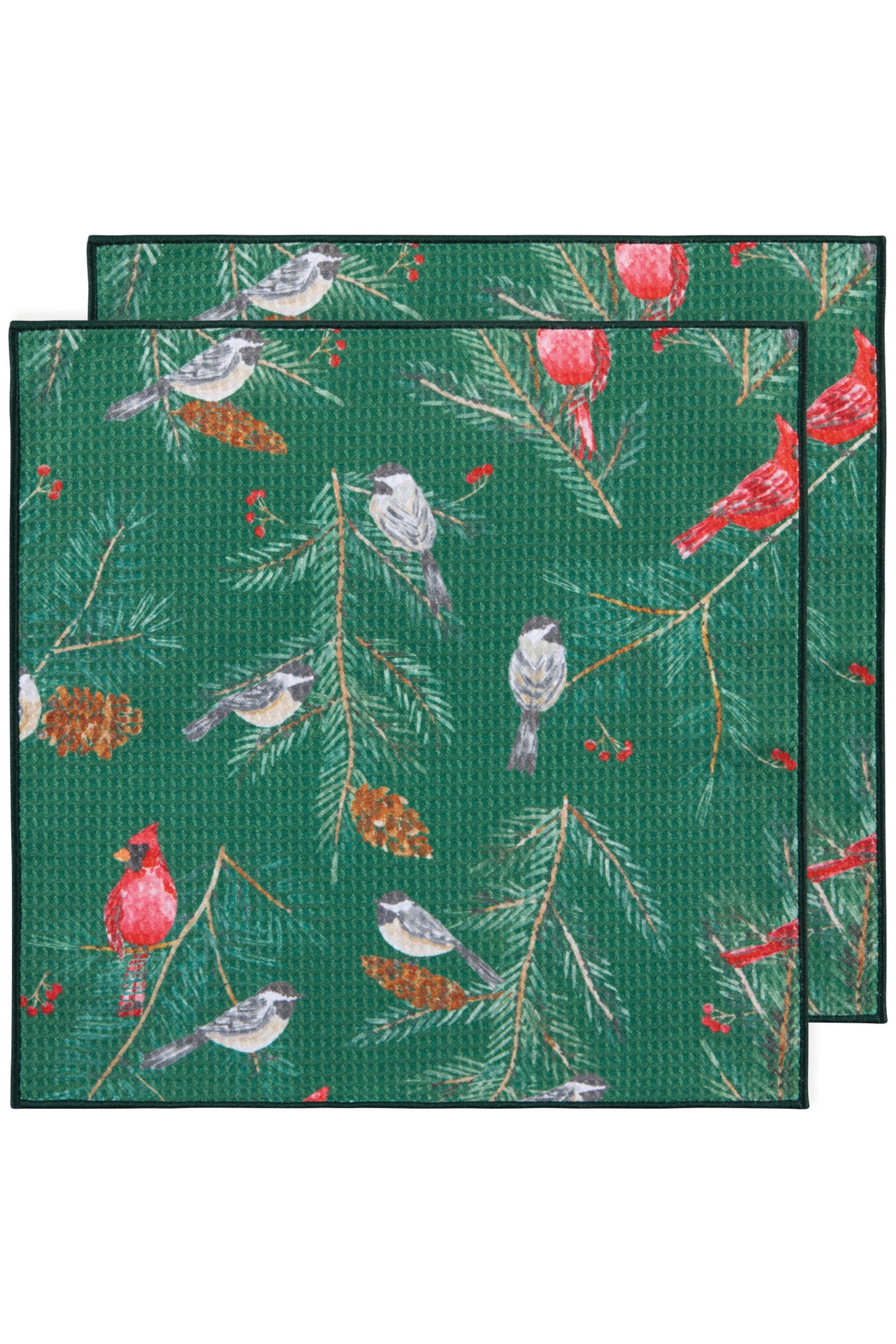 Birds & Boughs Recycled Microfibre Dishcloth Set