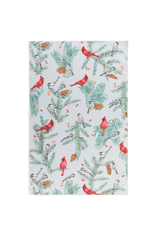 Birds & Boughs Recycled Microfibre Dishtowel