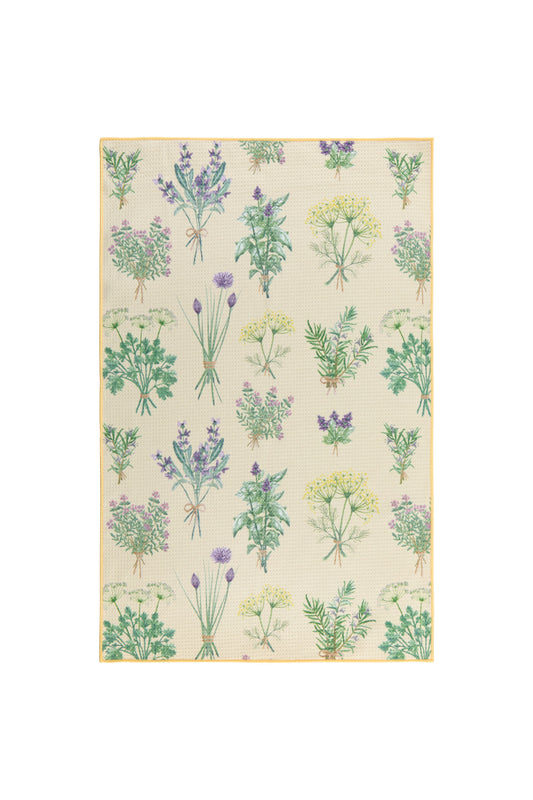 Fresh Herbs Recycled Microfibre Dishtowel