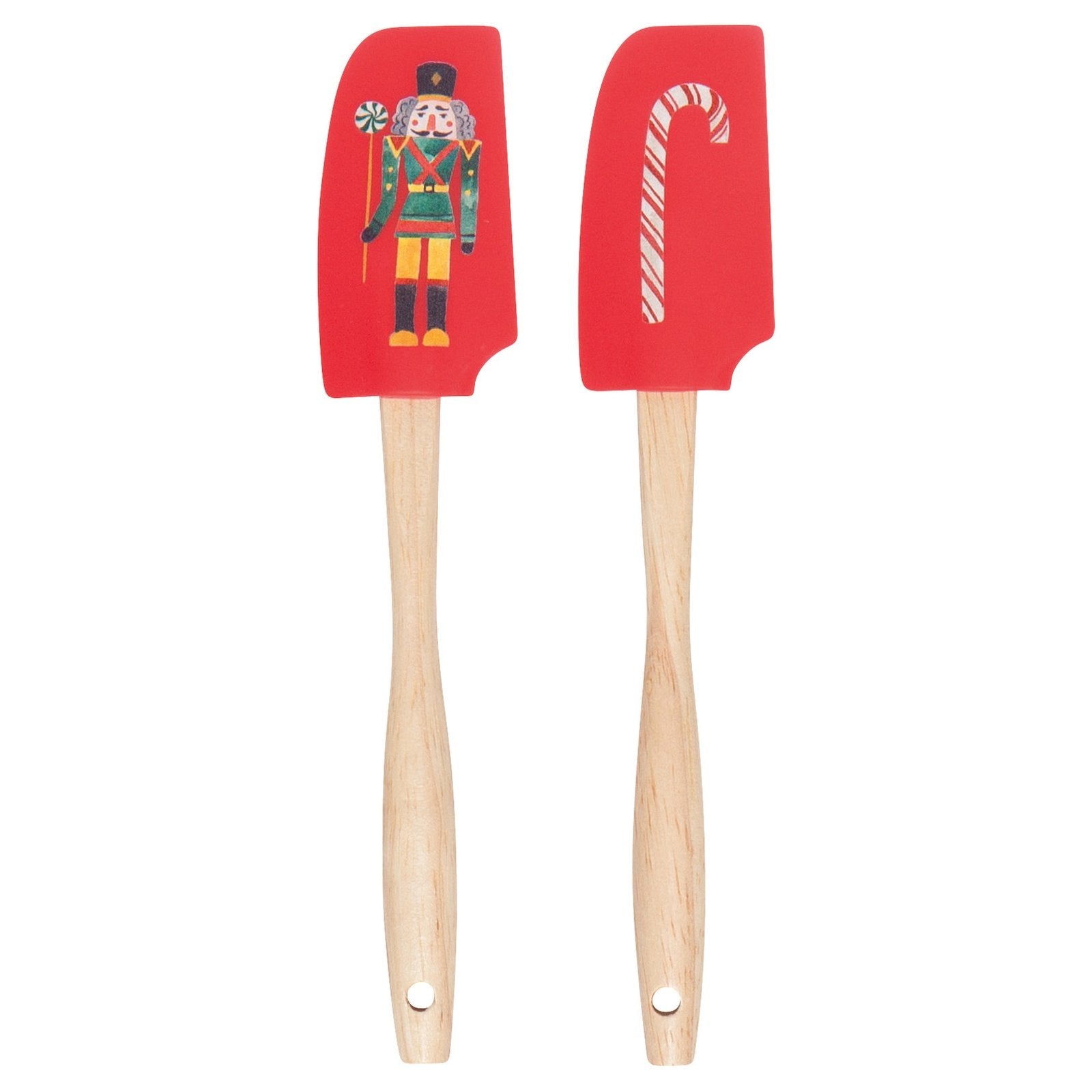 Nutcracker Mini Silicone Spatulas Set of 2