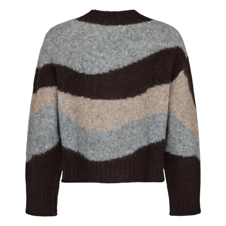 Noen Knit Striped Cardigan