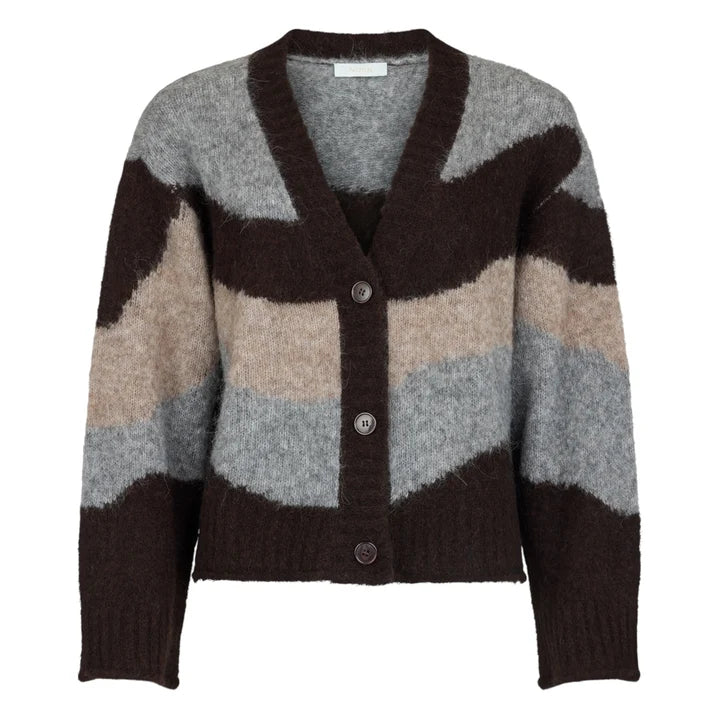 Noen Knit Striped Cardigan