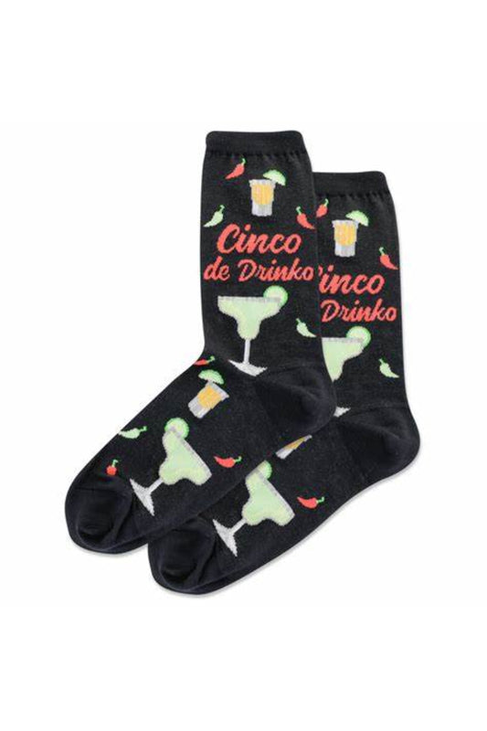 HOTSOX Men's "Cinco De Drinko" Crew Sock