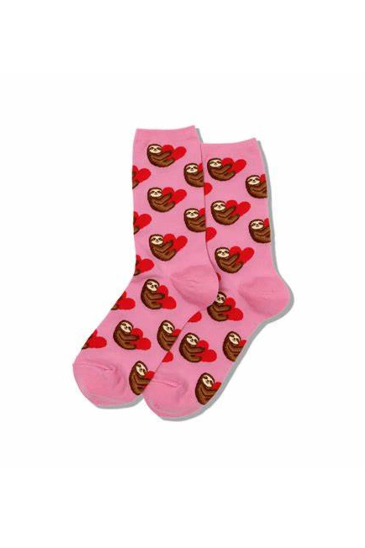 HOTSOX Women's Sloth Love Crew Socks