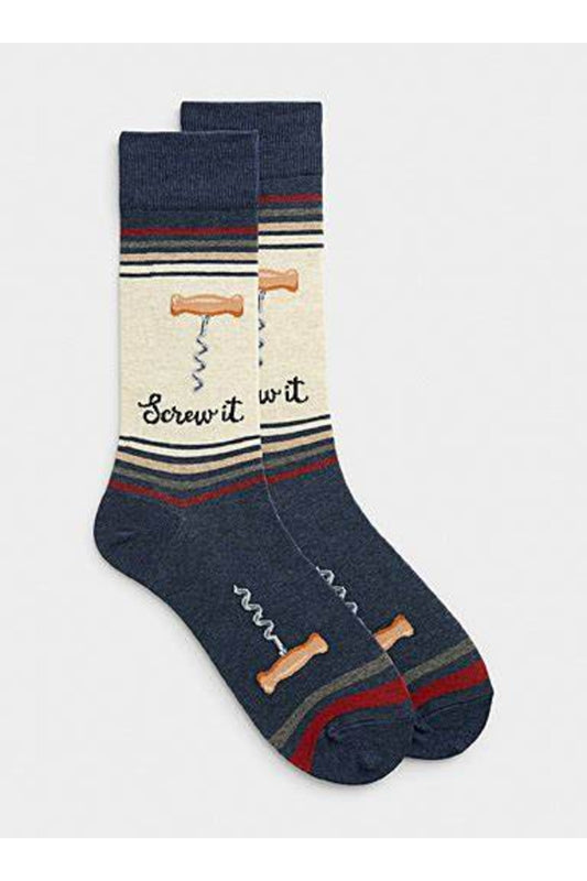 HOTSOX Men's "Screw It" Crew Socks