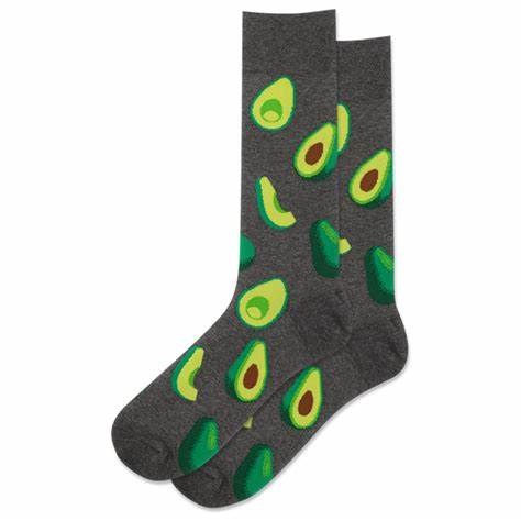 HOTSOX Men's Avocados Crew Socks