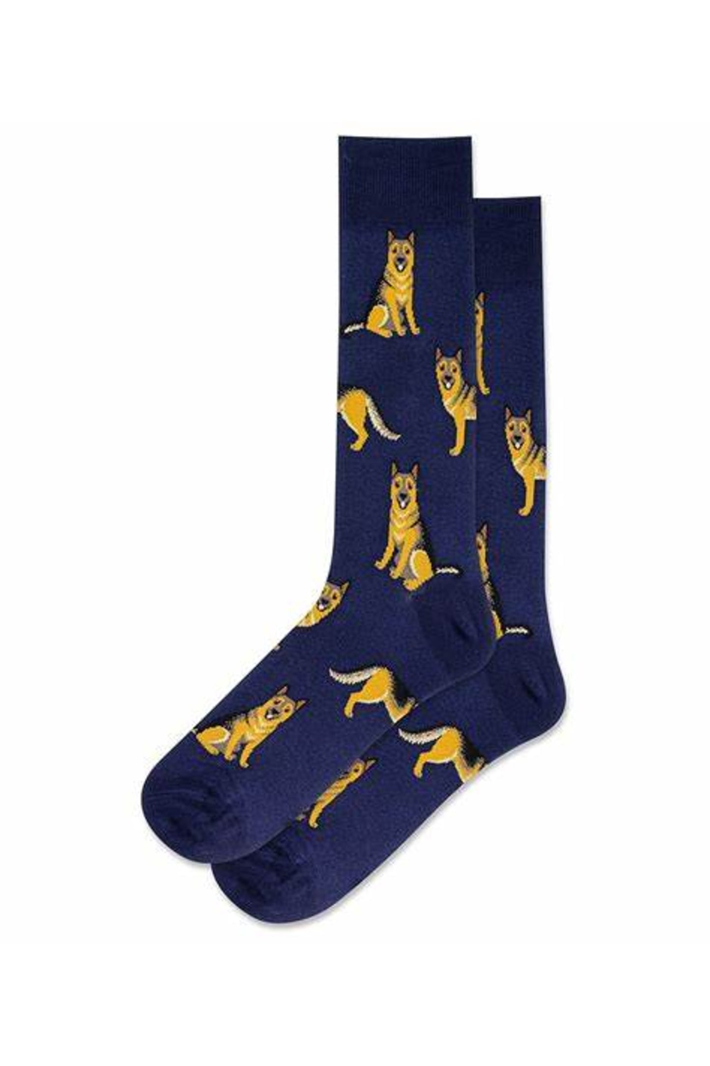 HOTSOX Men's German Shepard Crew Sock