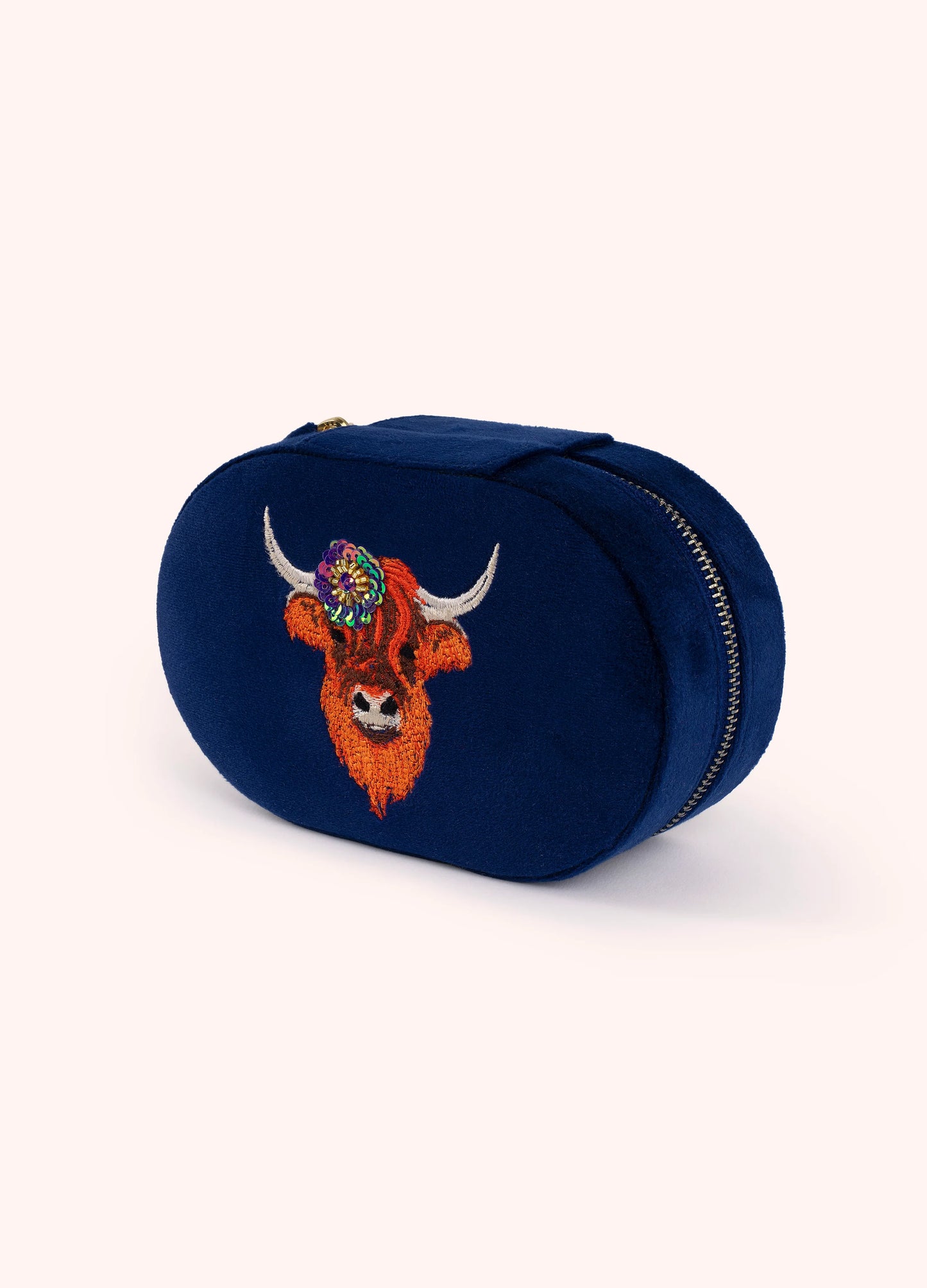 Oval Jewellery Box -  Highland Cow