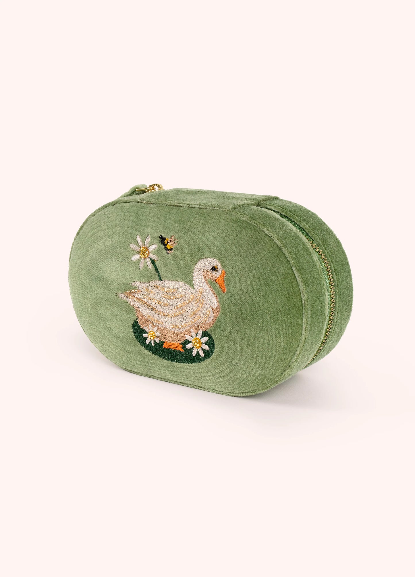 Oval Jewellery Box -  Garden Goose