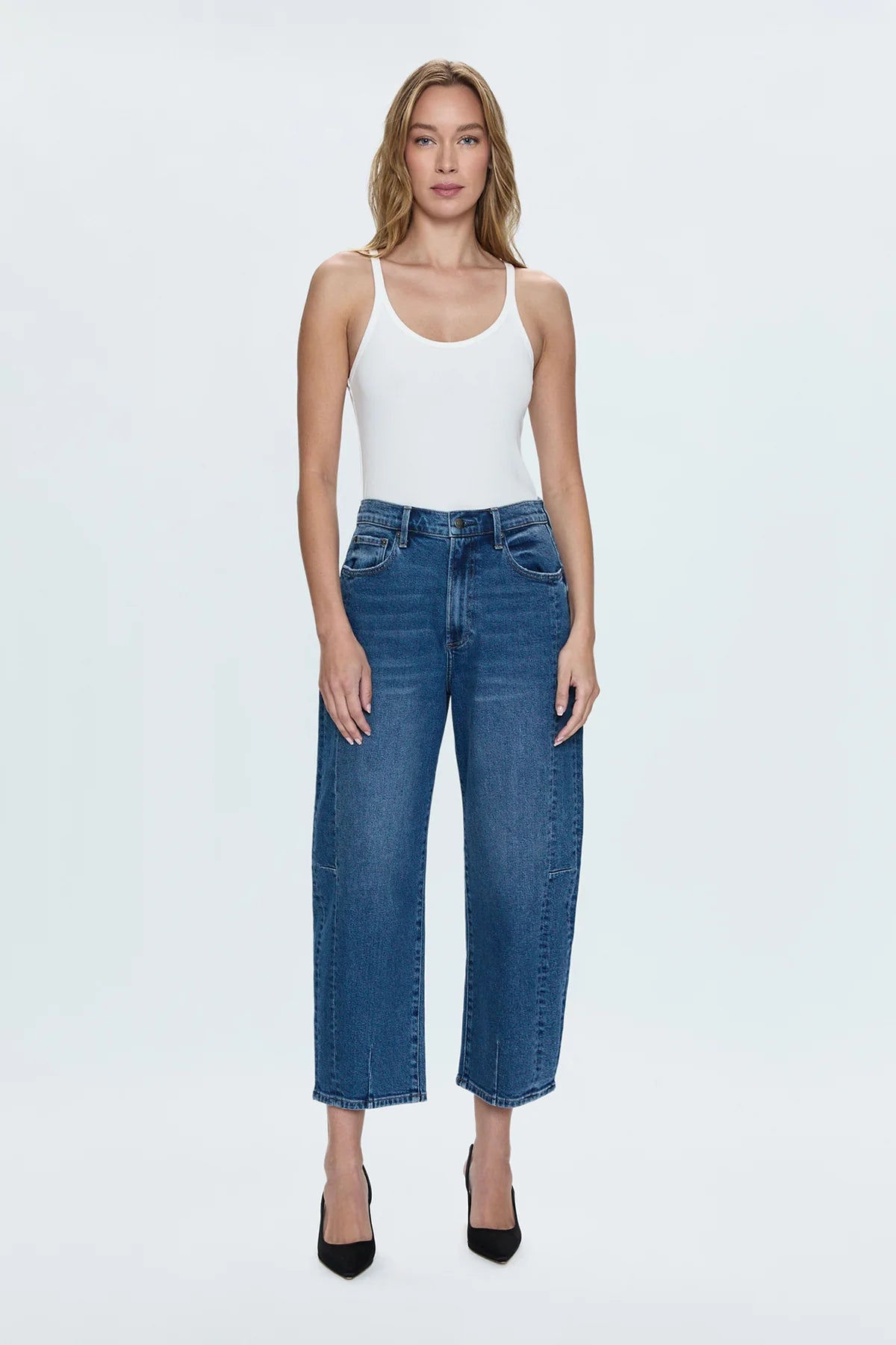 Eli High Rise Barrel Jean - Arched