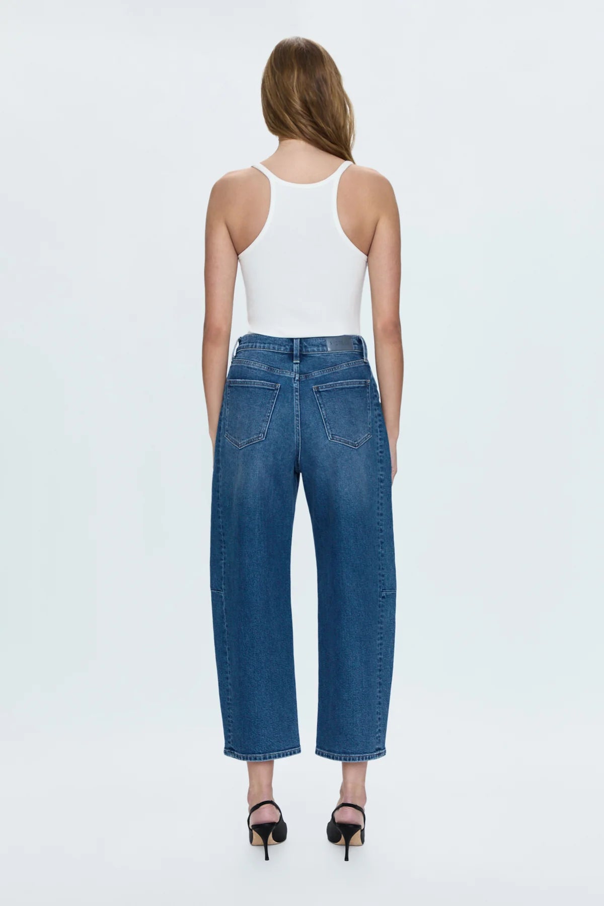 Eli High Rise Barrel Jean - Arched