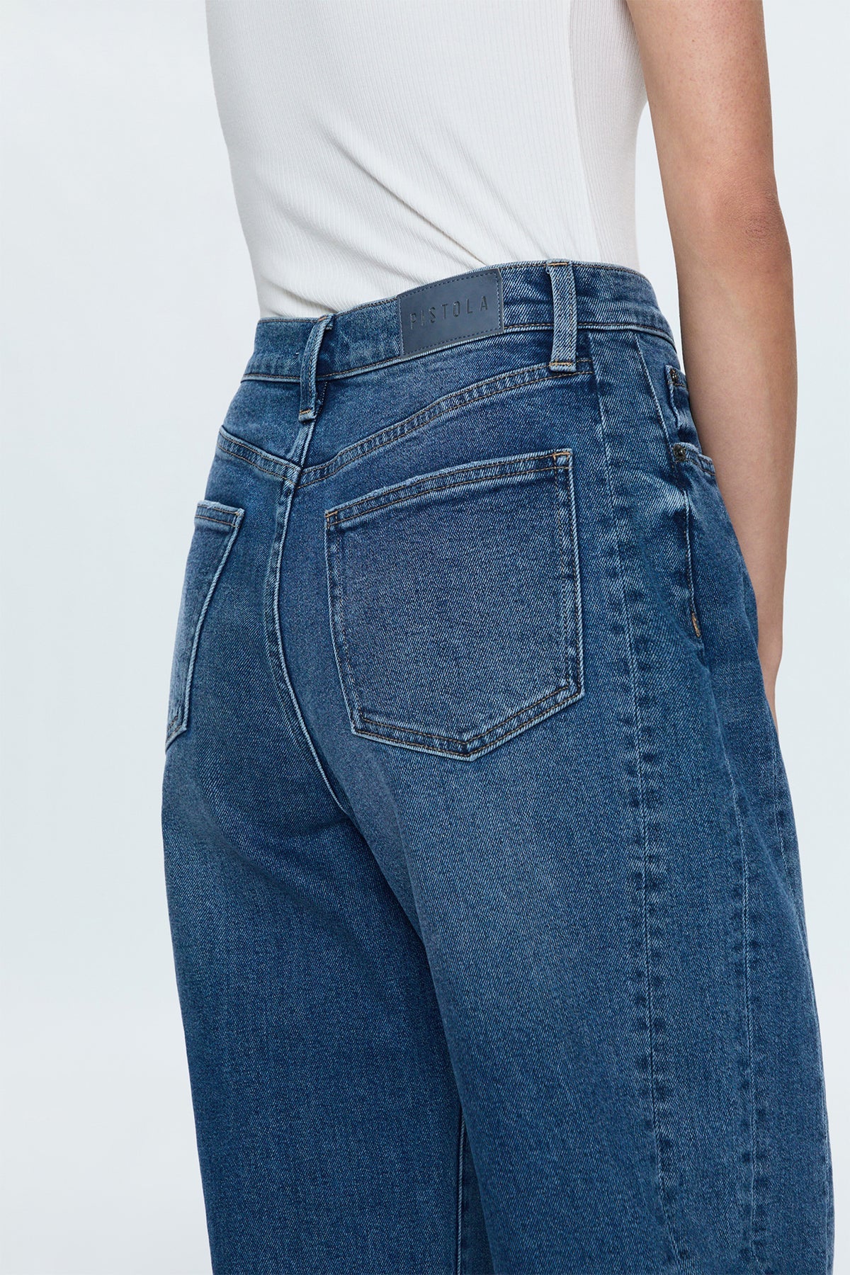 Eli High Rise Barrel Jean - Arched