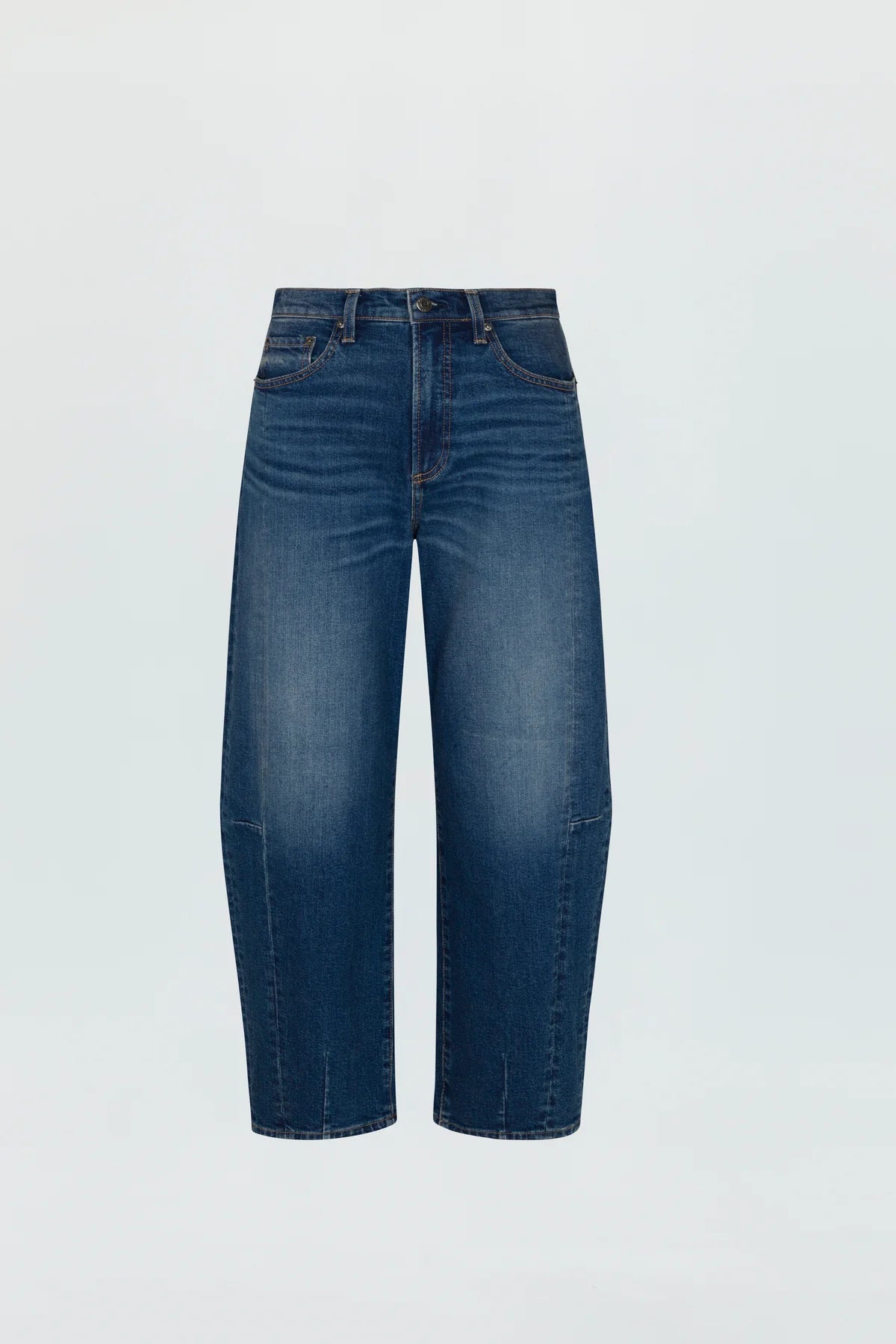 Petite Eli High Rise Barrel Leg Jeans | Mixer