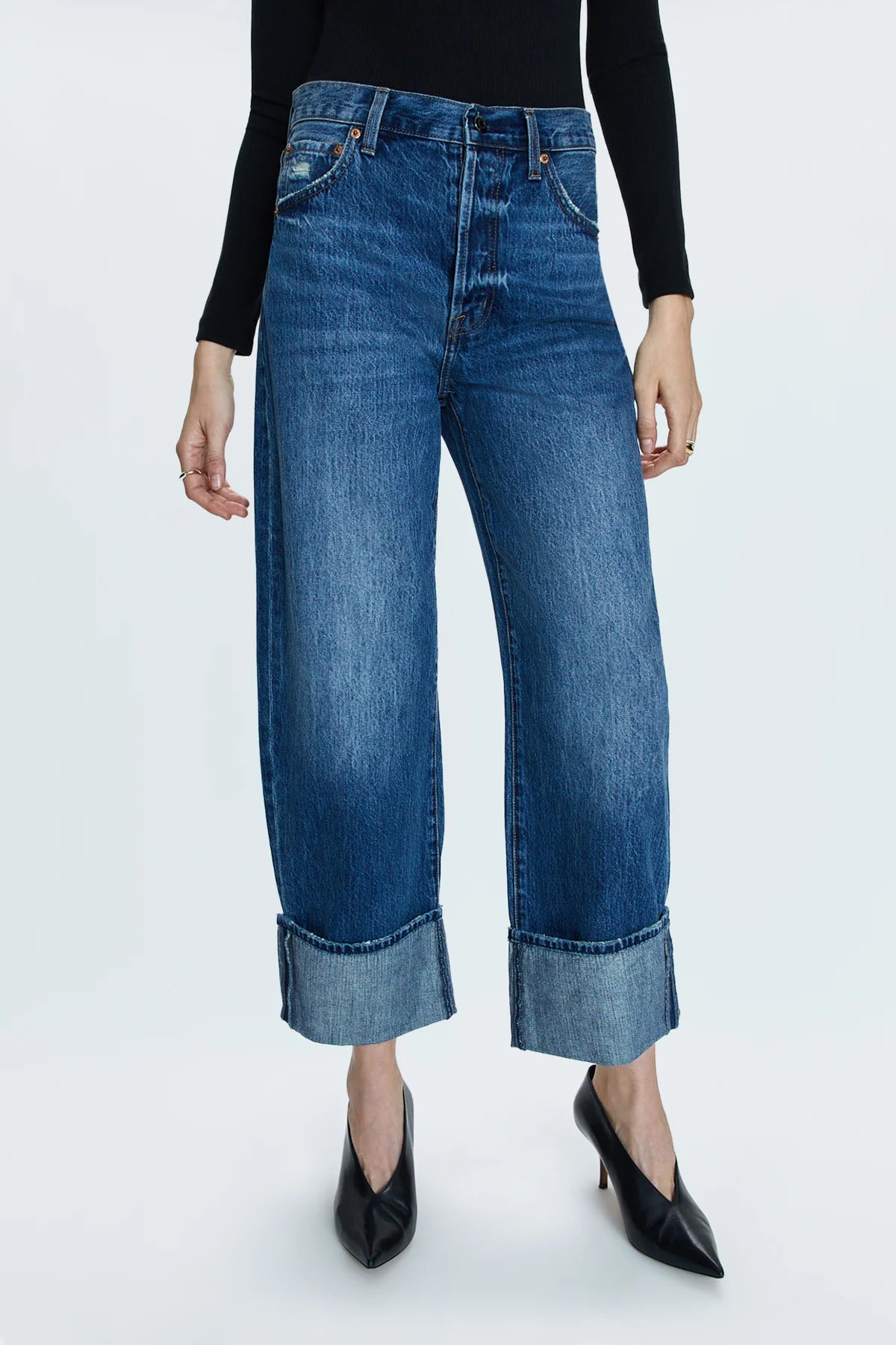 Ryder High Rise Cuffed Jeans | Fulton