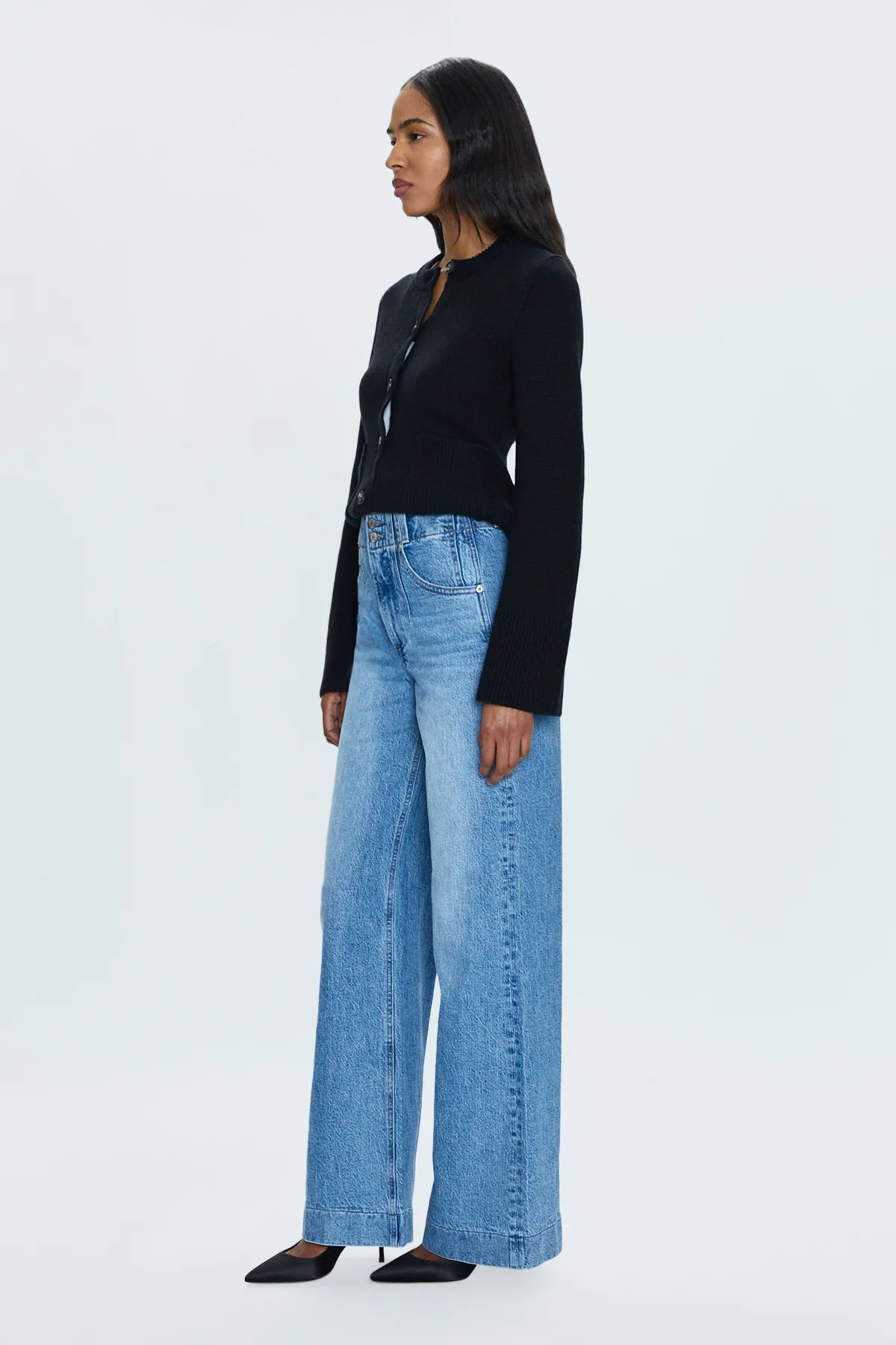 Lana High Rise Ultra Wide Leg Jeans | Gallery