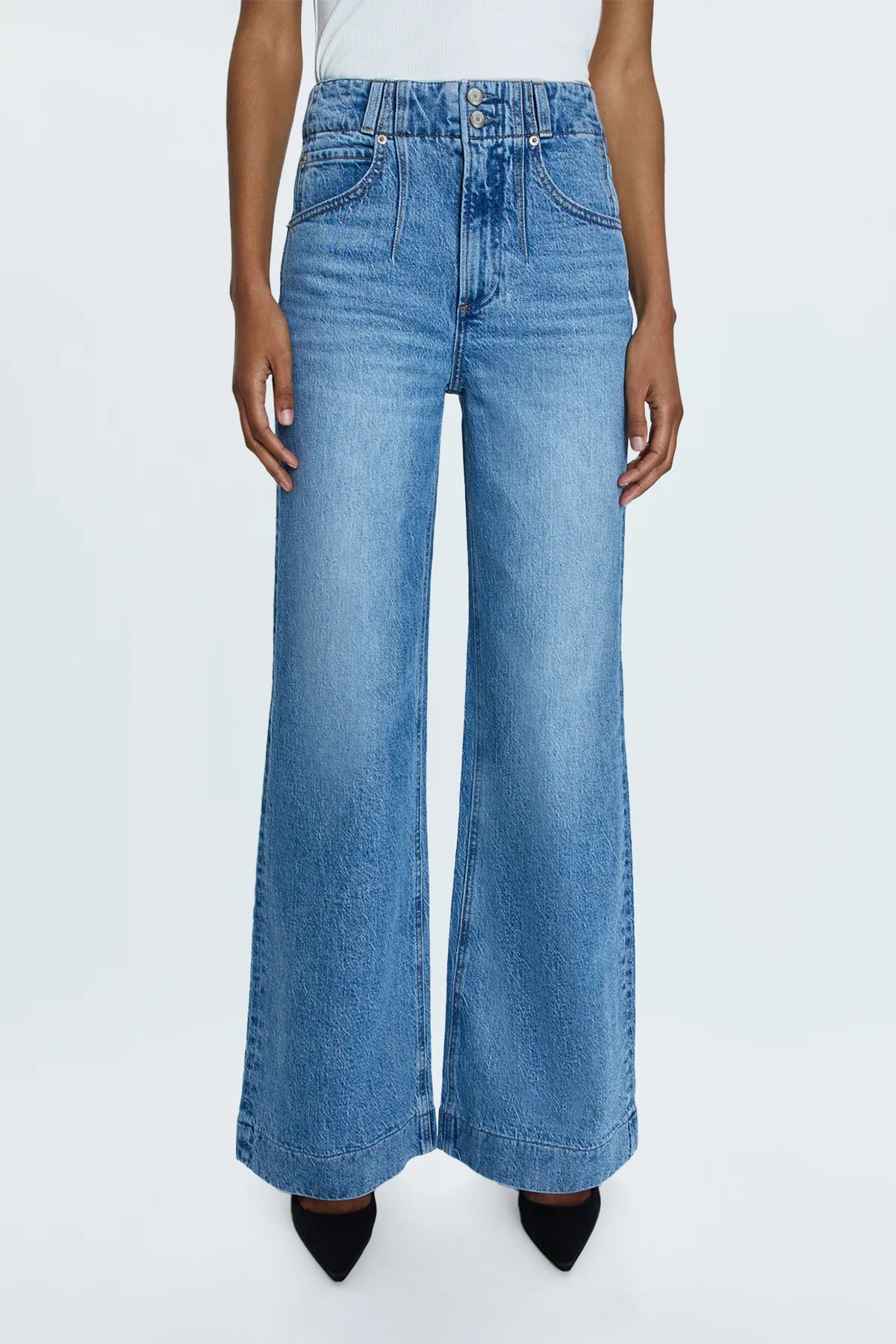 Lana High Rise Ultra Wide Leg Jeans | Gallery