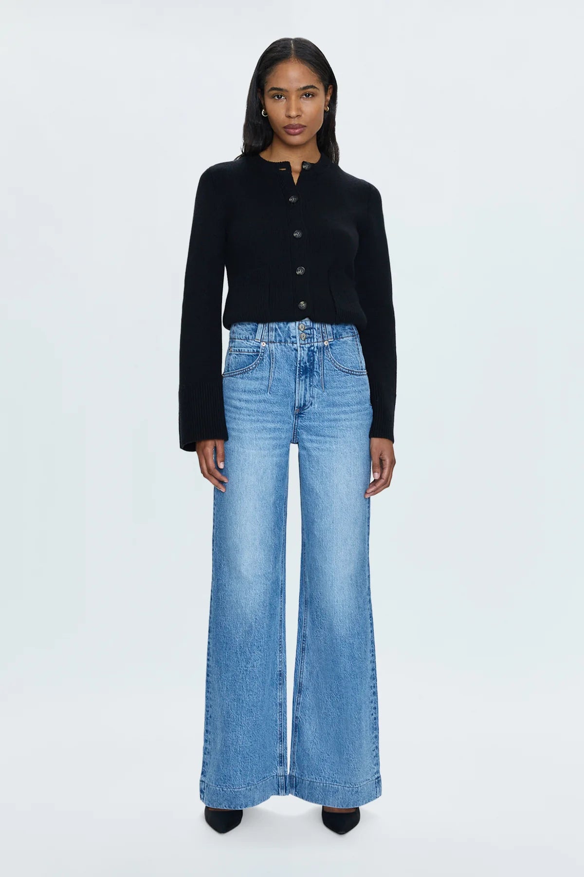 Lana High Rise Ultra Wide Leg Jeans | Gallery