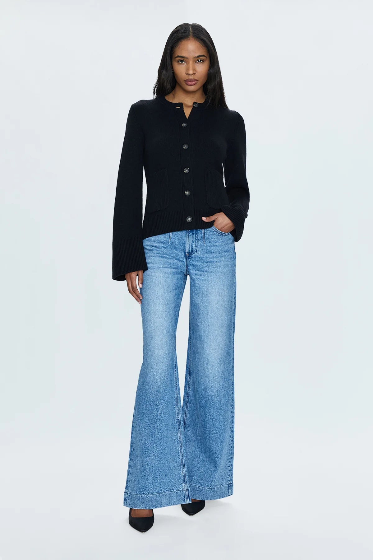 Lana High Rise Ultra Wide Leg Jeans | Gallery