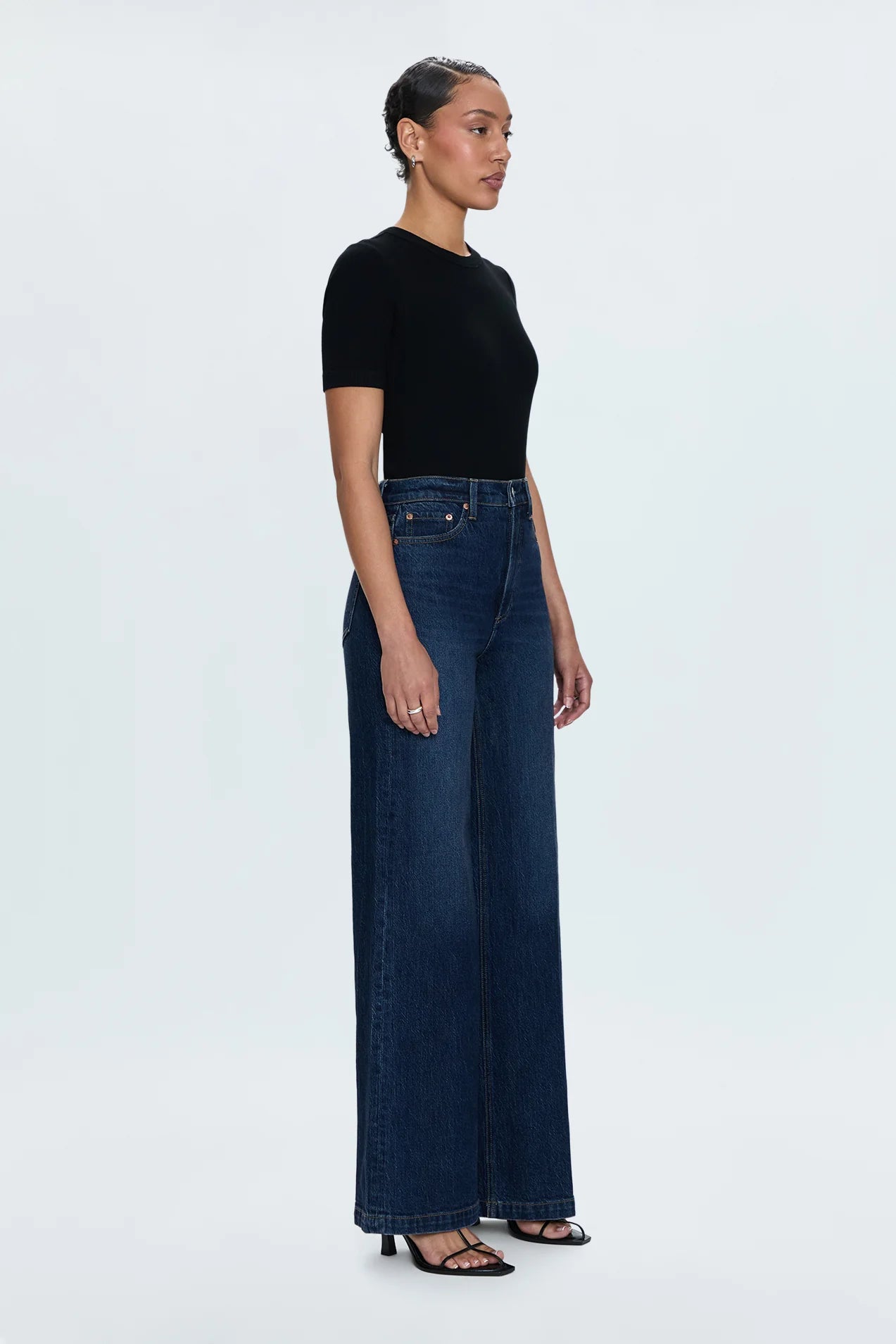 LANA High Rise Ultra Wide Leg Jeans | Elevation