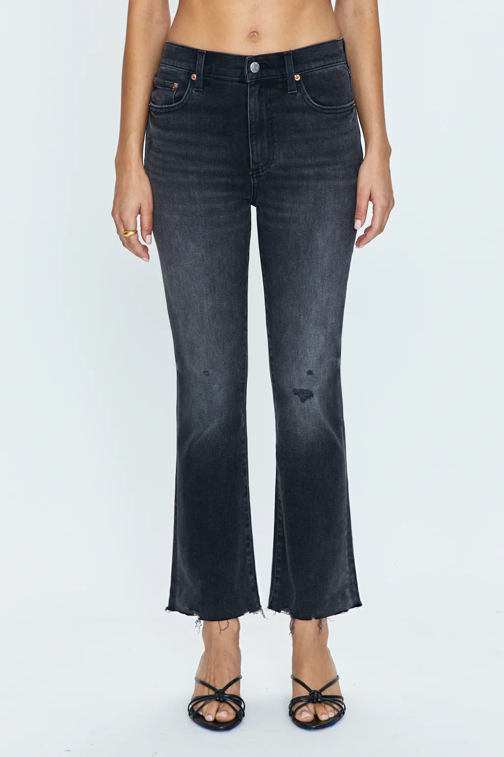 LENNON High Rise Cropped Boot Cut Jeans | Citadel Vintage