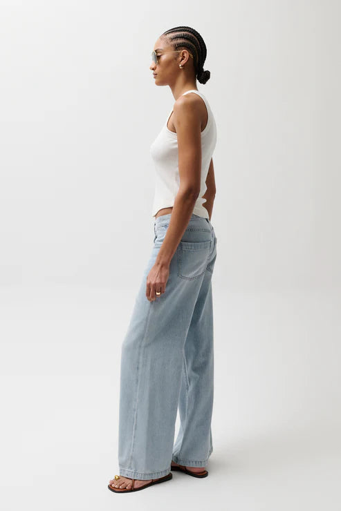 Jadyn Mid Rise Palazzo Jean | Chateau