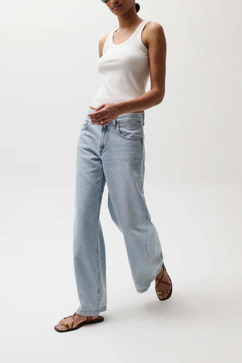 Jadyn Mid Rise Palazzo Jean | Chateau