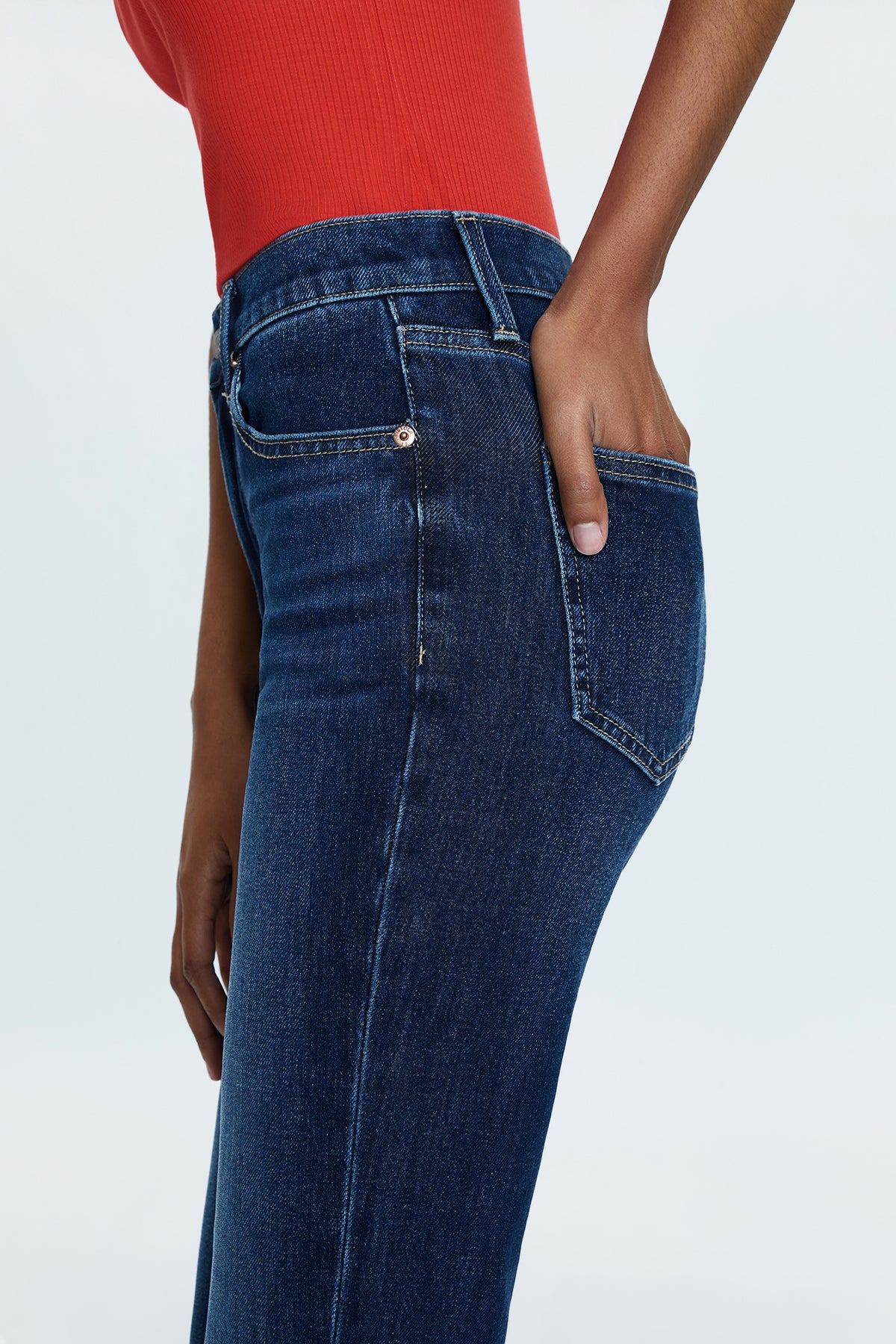 Haven High Rise Boot Cut Jeans | Greenwich