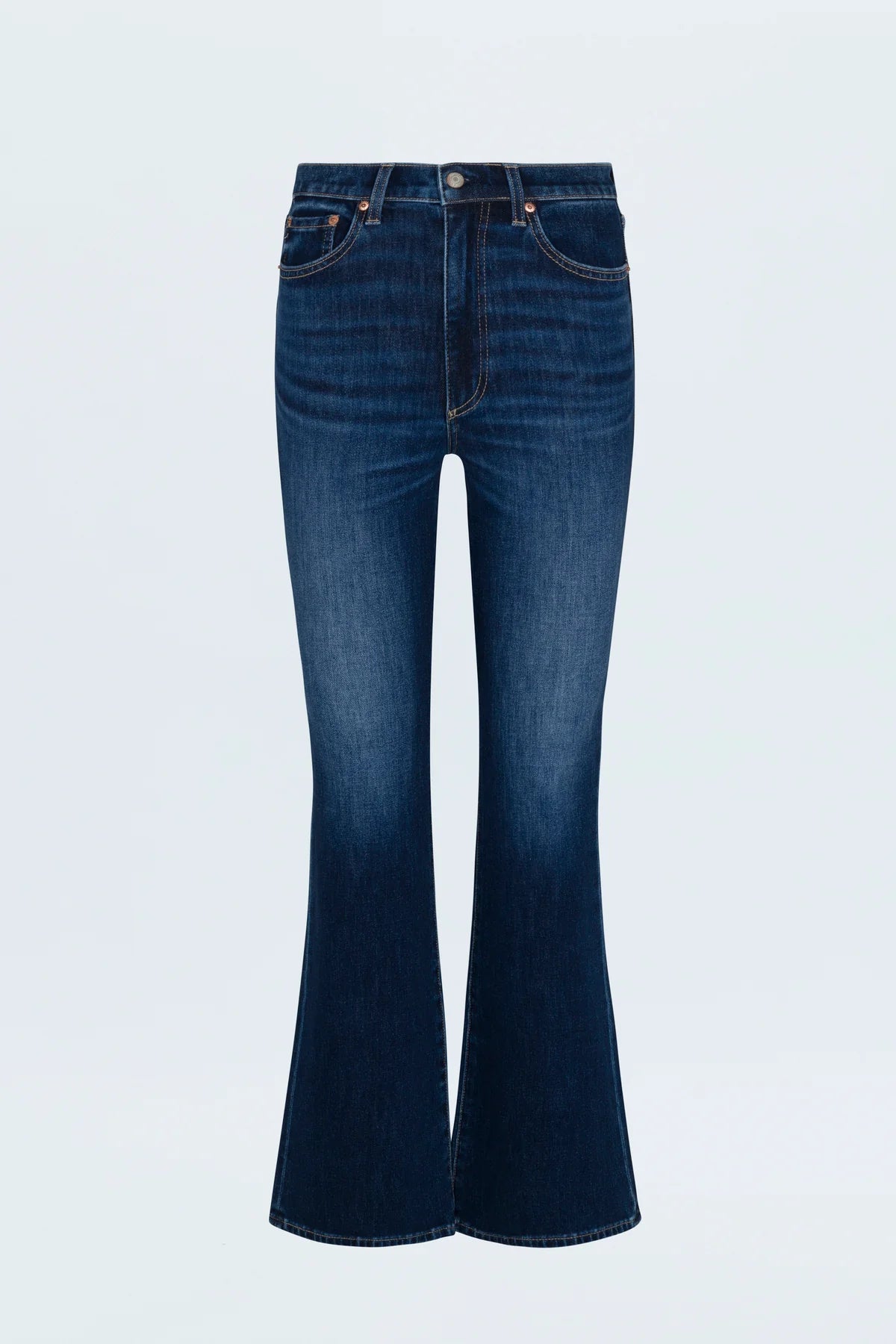 Haven High Rise Boot Cut Jeans | Greenwich