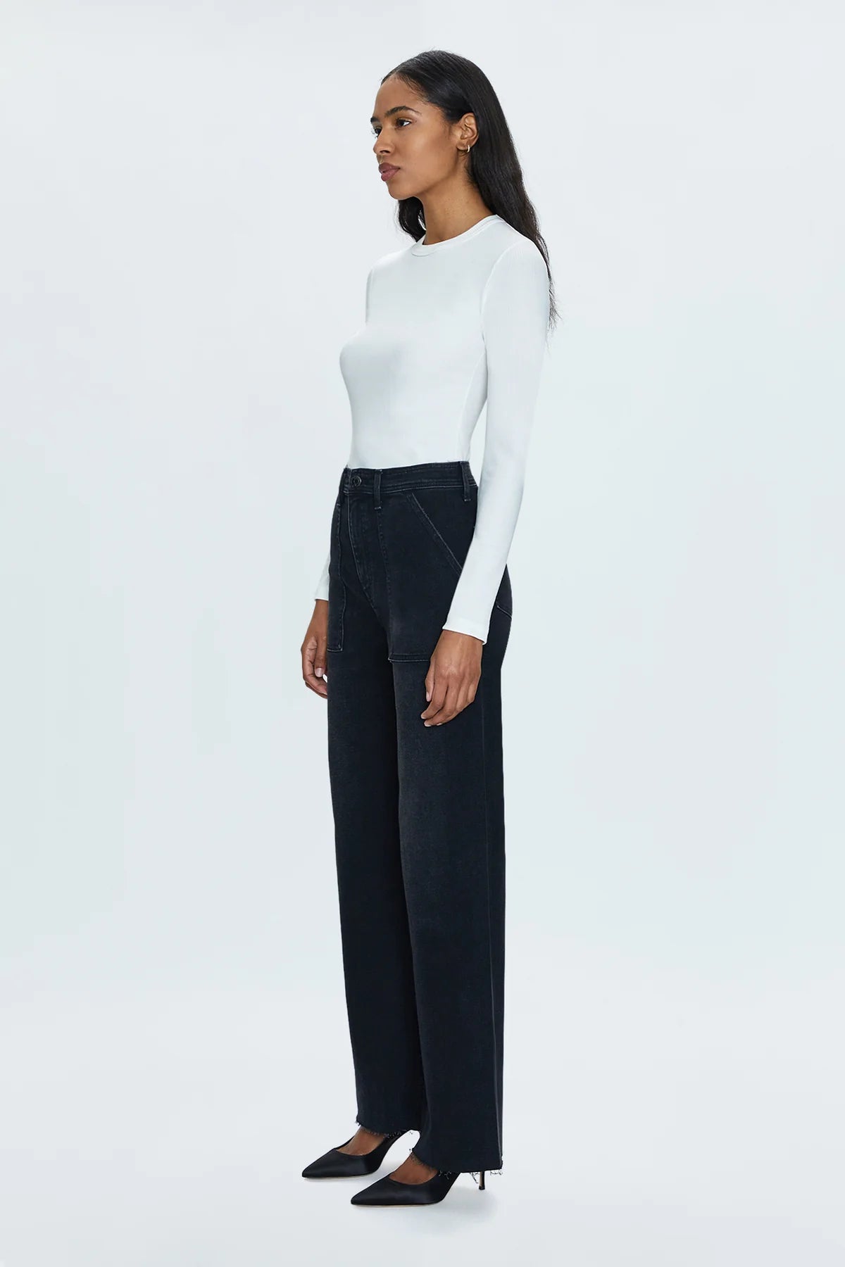 Penny High Rise Wide Leg Jeans | Collins