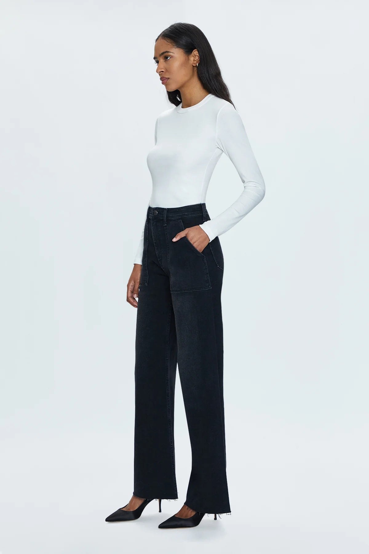 Penny High Rise Wide Leg Jeans | Collins