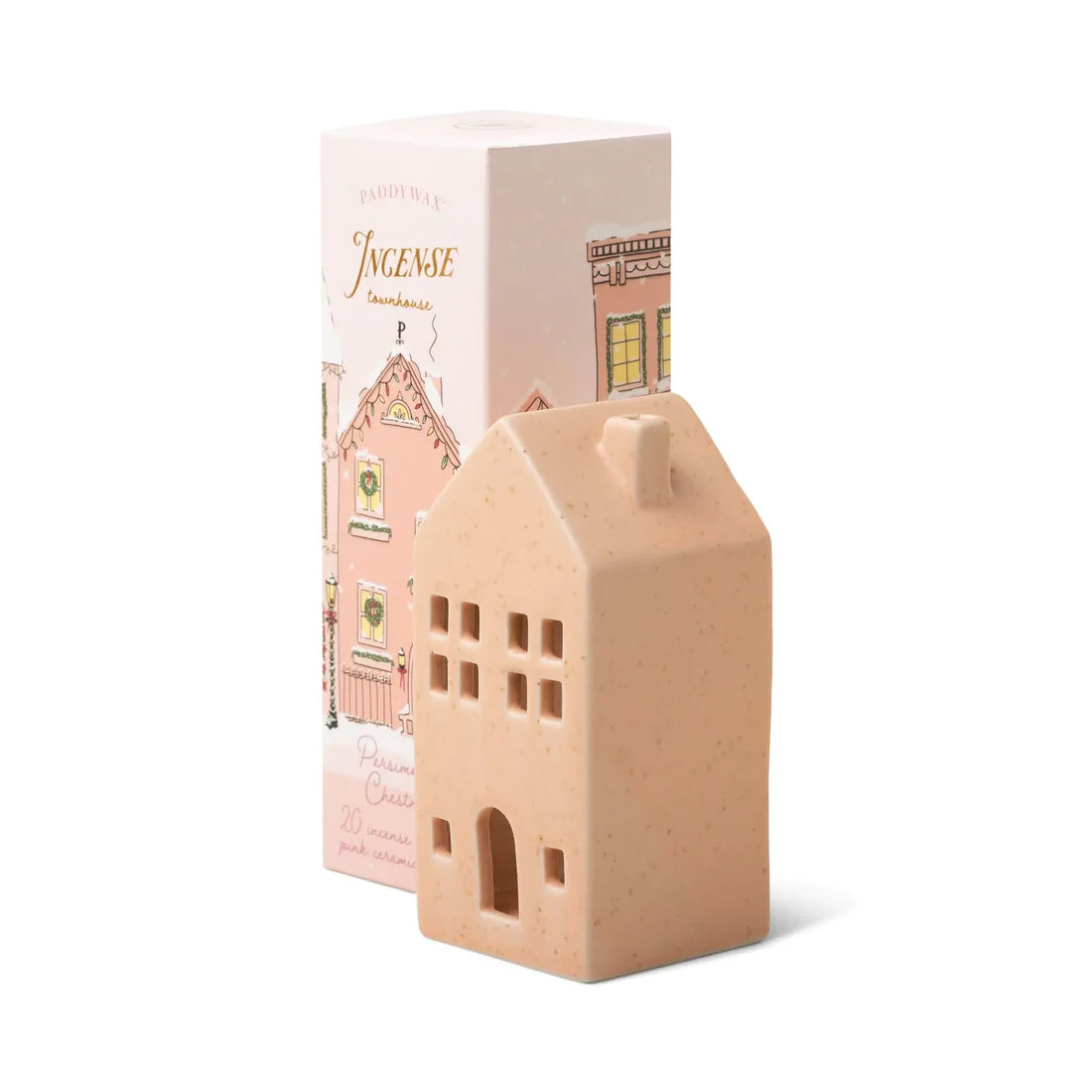 Holiday Town House - Incense And Tea Light Holder