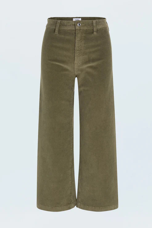 Penny Crop High Rise Wide Leg Pant - Sequoia