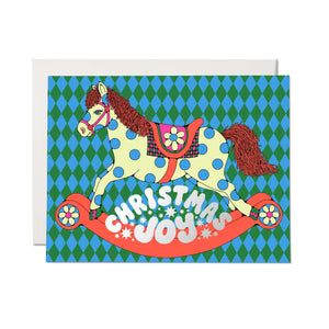 Christmas Horse holiday greeting card: Singles