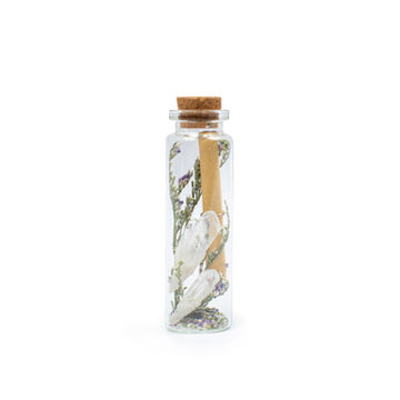 Crystal Wishing Bottles - White