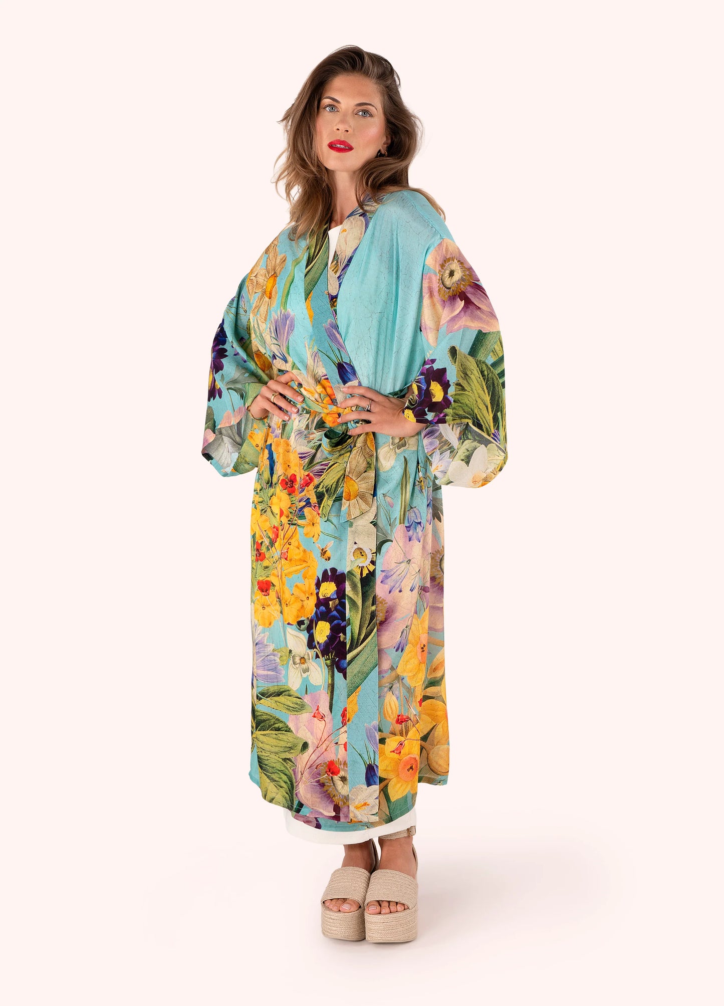 Kimono Gown - Spring Flora