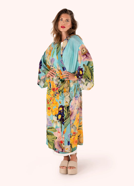Kimono Gown - Spring Flora