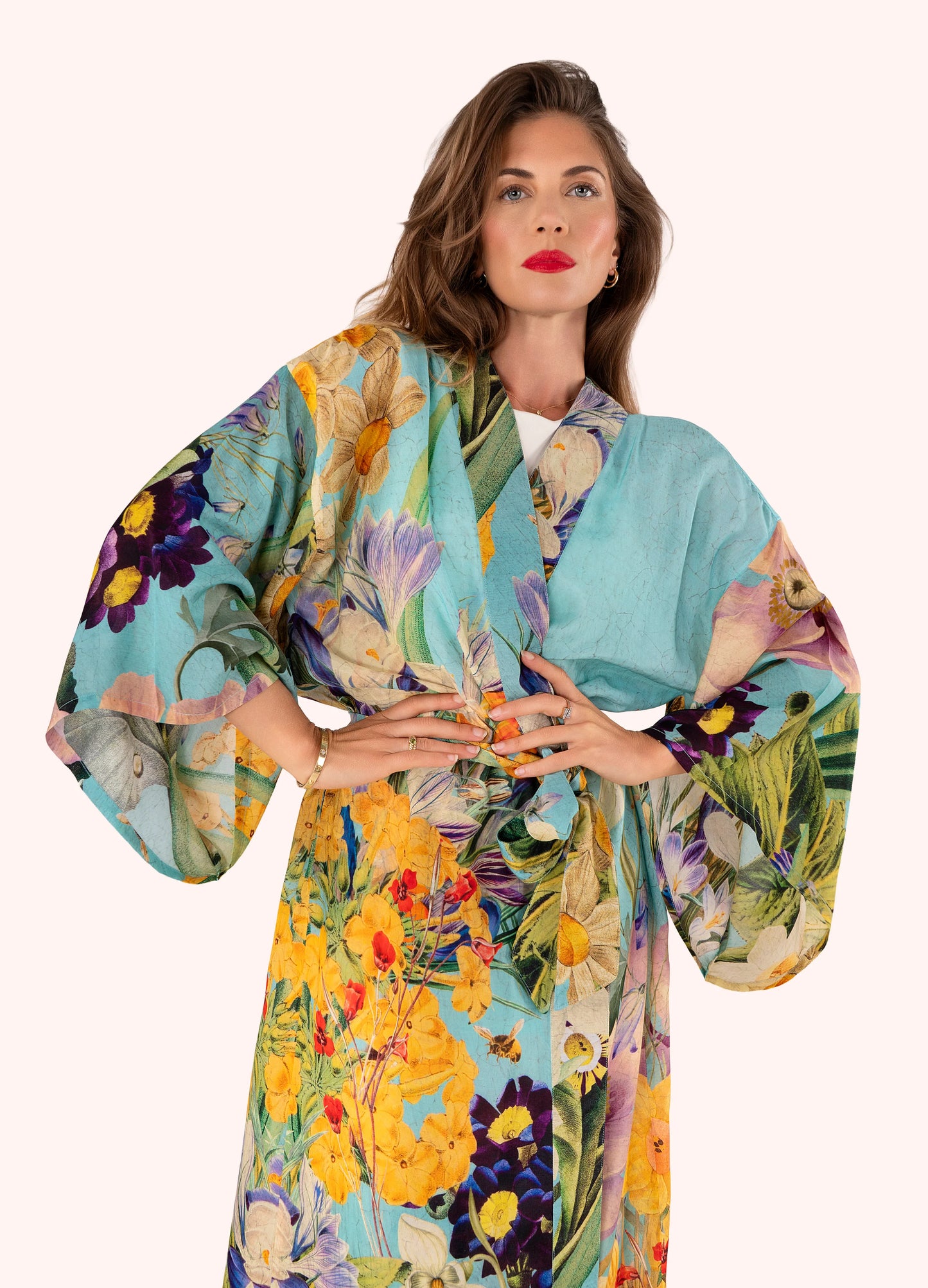 Kimono Gown - Spring Flora