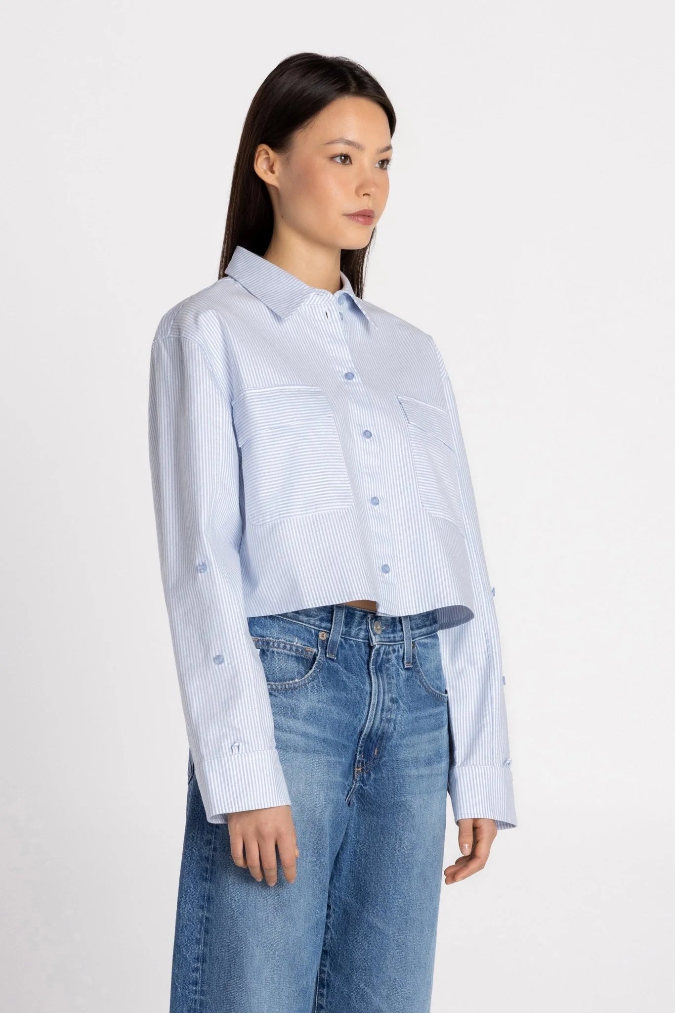 The Modern Cropped Shirt