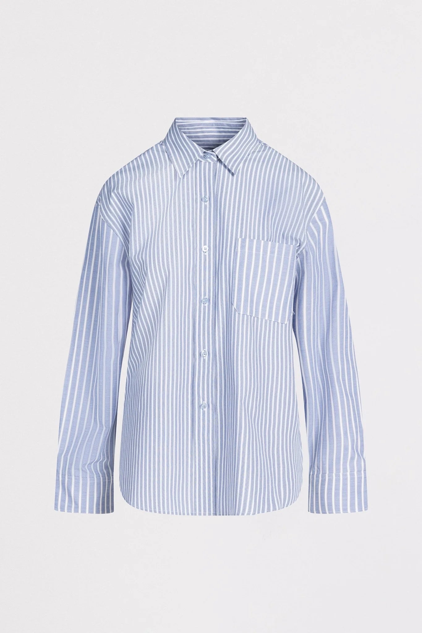 The Am to Pm Stripes Boyfriend Shirt