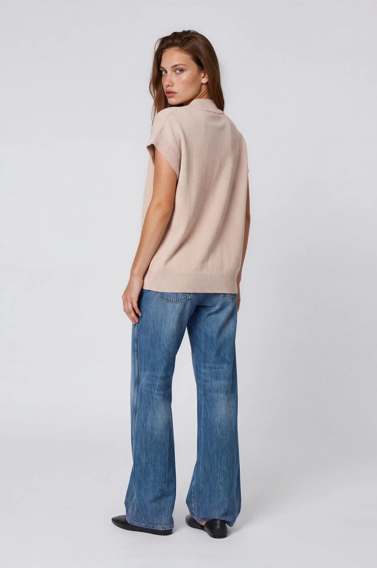 Lux Knit Oversize Vest