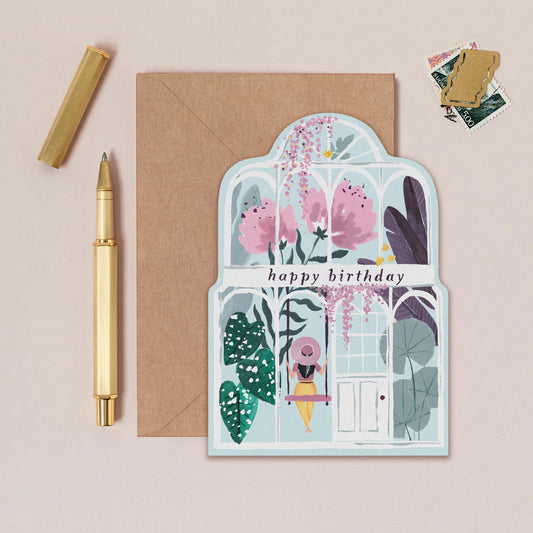 Greenhouse Birthday Card